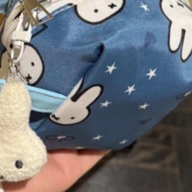 Cartoon Kawaii New Style Cosmetic Bag Light Convenient Travel Storage Bag Positive Color High-capacity Be of High Quality Miffy