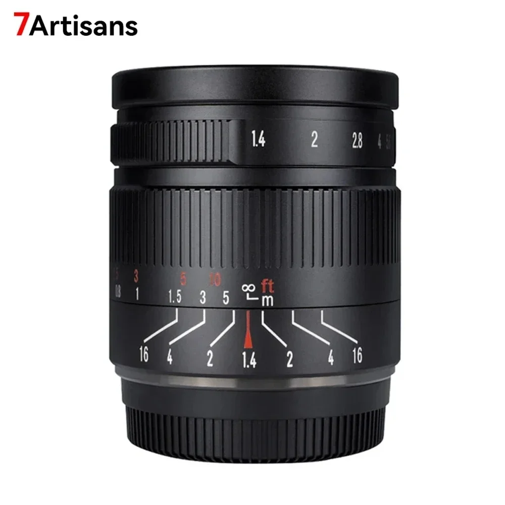 

7artisans 55mm F1.4 II Manual Focus Large Aperture Prime Lens For Fuji XF Canon EF-M Micro 4/3 Nikon Z Sony E A6000 Canon RF R6