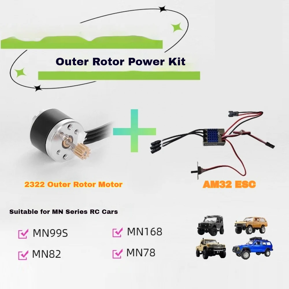 

2322 Motor+AM32-45A Electric Adjustable External Rotor Motor Electric Adjustable Set