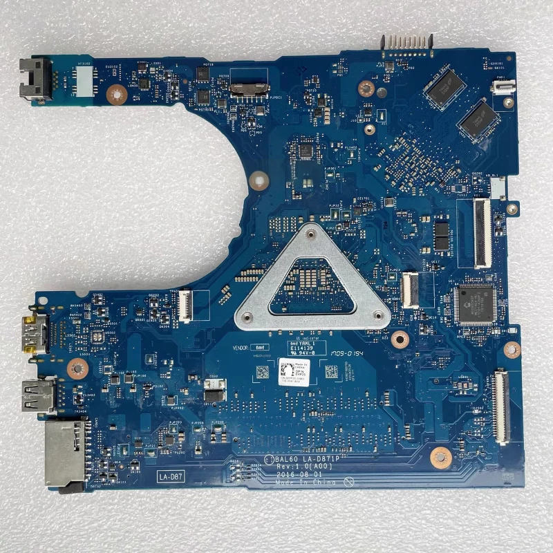 

for DELL Inspiron 5568 5468 5566 Laptop Motherboard I5-7200 LA-D871P 00YP25