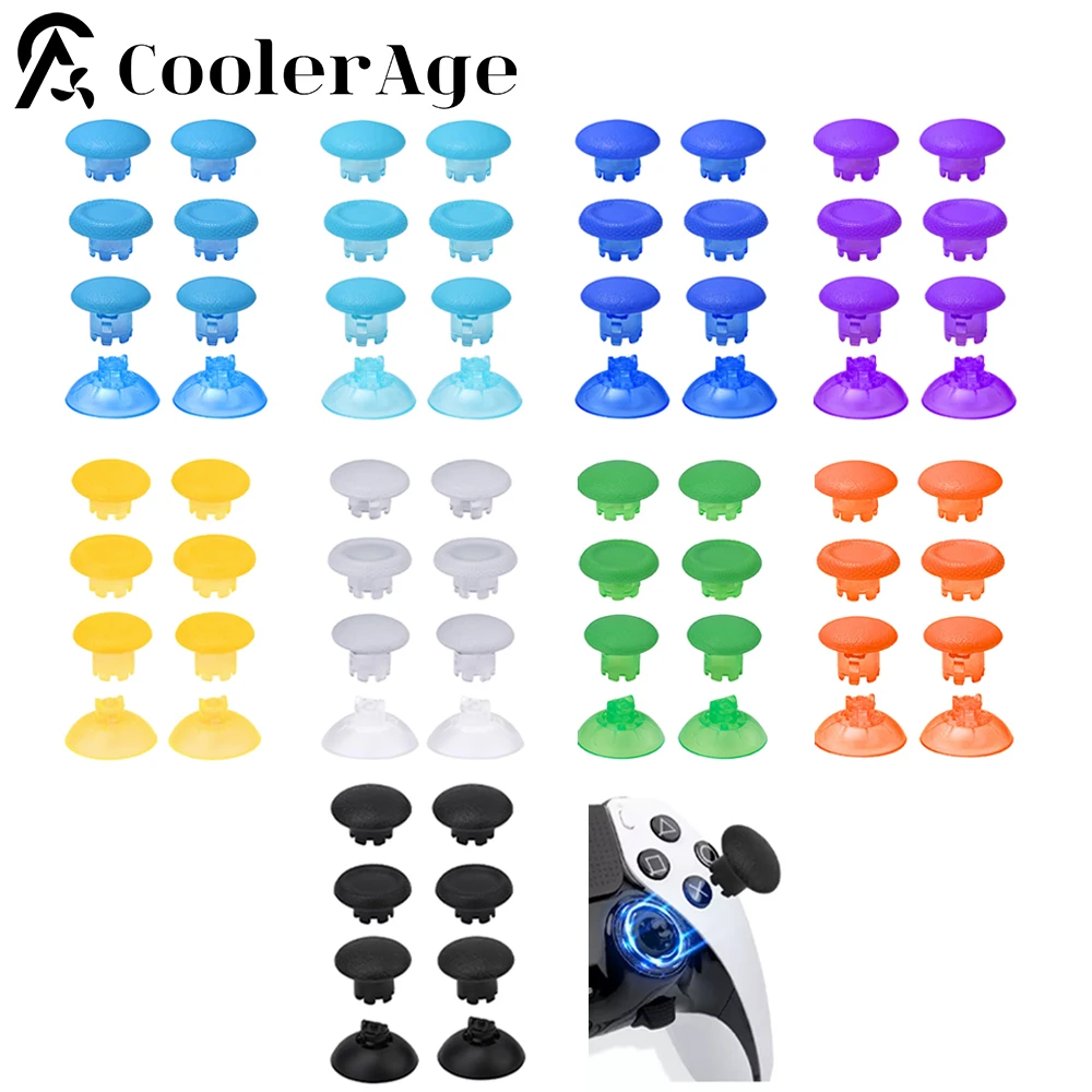 

Аксессуары для игрового контроллера PS5 Edge, съемные кнопки для смены джойстика, сменная кнопка для большого пальца L3 R3