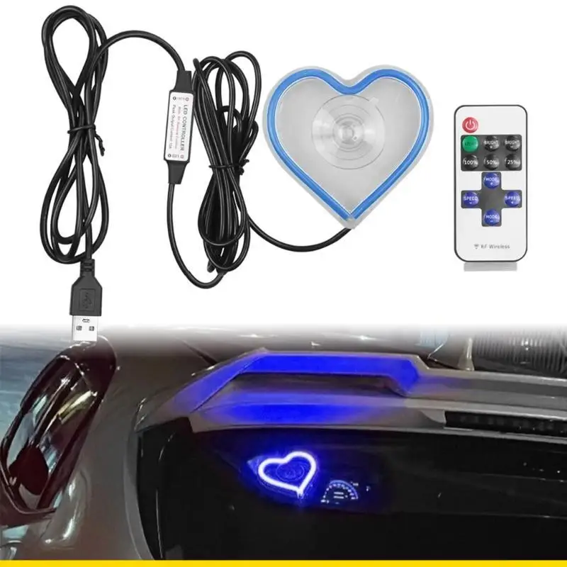 

SZCH светодиодный светильник высокой яркости в форме сердца, универсальный автомобильный светильник с низким энергопотреблением,