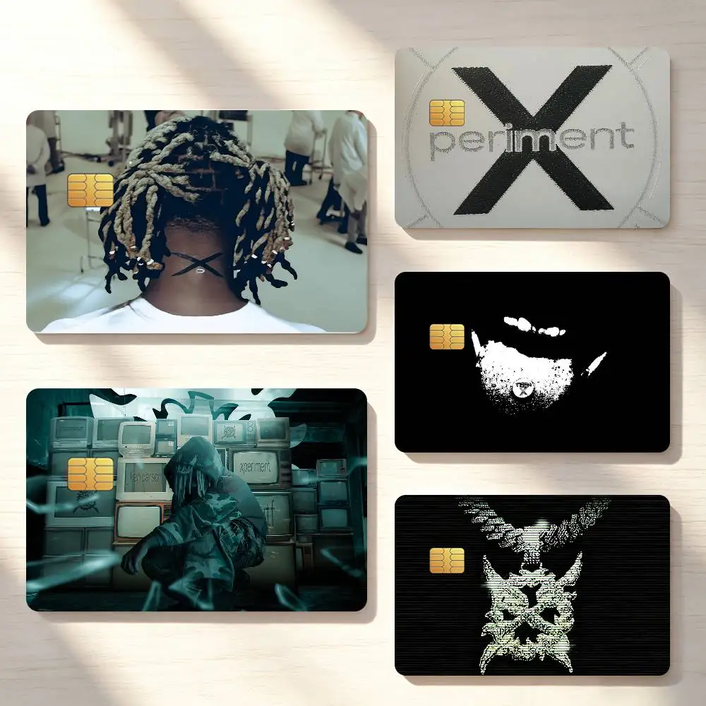 Rapper K-Ken Carson The Xperiment Credit Card Sticker Waterproof Anti-Scratch 4PCS Bank Debit Traffic Cover Decoration
