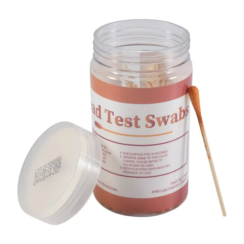 Kit de test de plomb RABIT AS59~ - Kit de test de peinture au plomb, écouvillon de test de plomb pour usage domestique, résultats en 30 secondes
