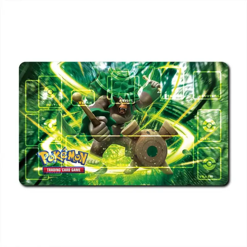 Pokemon Ptcg Card Pad Zarude Tangrowth Venusaur Rillaboom Anime Game Characters 600X350Mm Single Player Battle Cards Mat