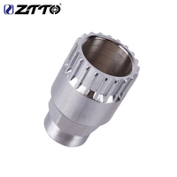 ZTTO Bike Bottom Bracket Socket Tool For Cartridge ISIS MTB Road Bicycle 20 Teeth Tapered Squared Remover Spanner Repair Wrench