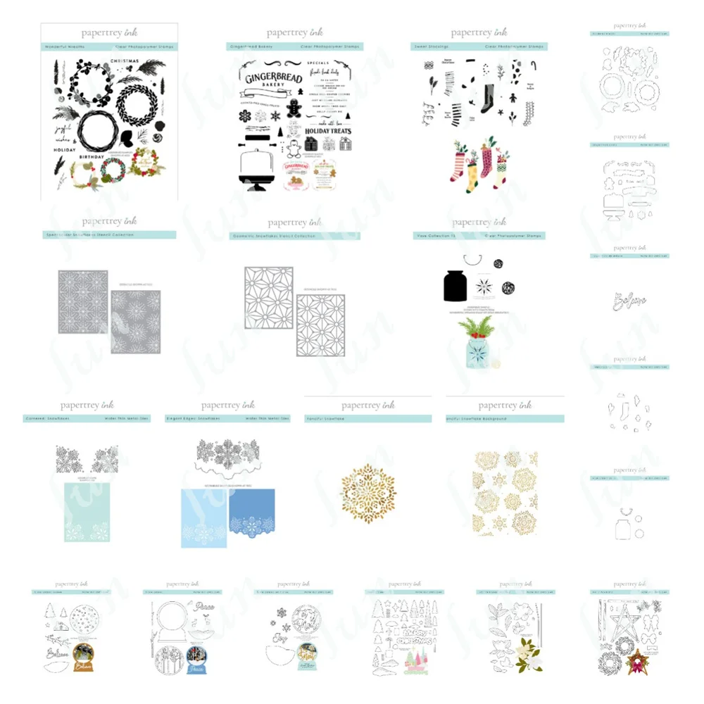 2022 New Metal Cutting Dies Scrapbooking Supplies Embossing Template Snowflake Gingerbread Cuts Crafts Christmas Decoration