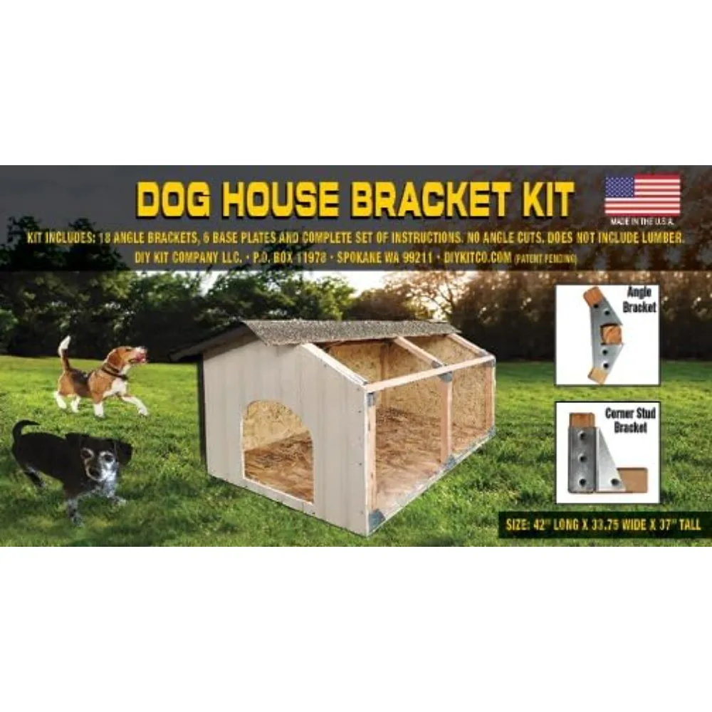 بيت الكلب. يمكنك صنعها بنفسك قم ببناء منزل الكلاب الخاص بك مع مجموعة دعاماتنا الفريدة. تتضمن أقواس ومجموعة كاملة من الخطط. صنع في الولايات المتحدة الأمريكية.