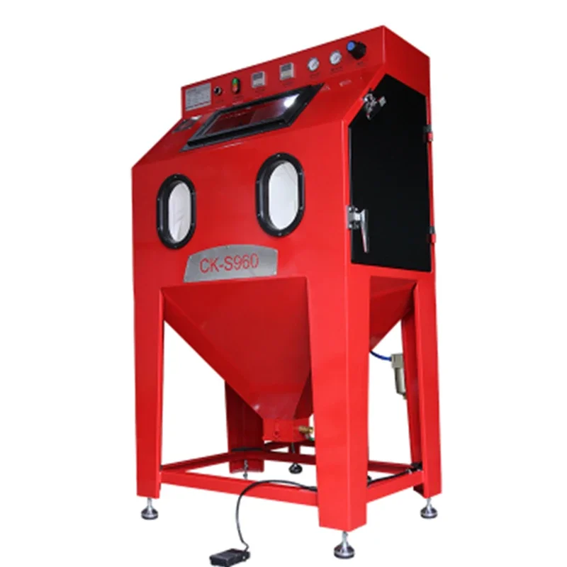 

Box-type small manual sandblasting machine pulse filter element dust removal glass mold rust sandblasting machine equipment