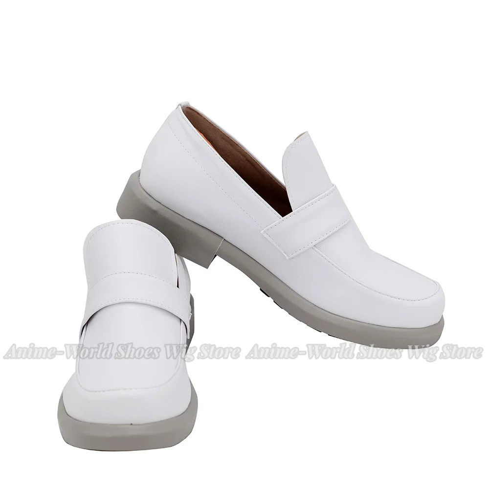 Garp Shoes Cosplay Monkey D Garp Cosplay Shoes White Boots Custom Made Any Size