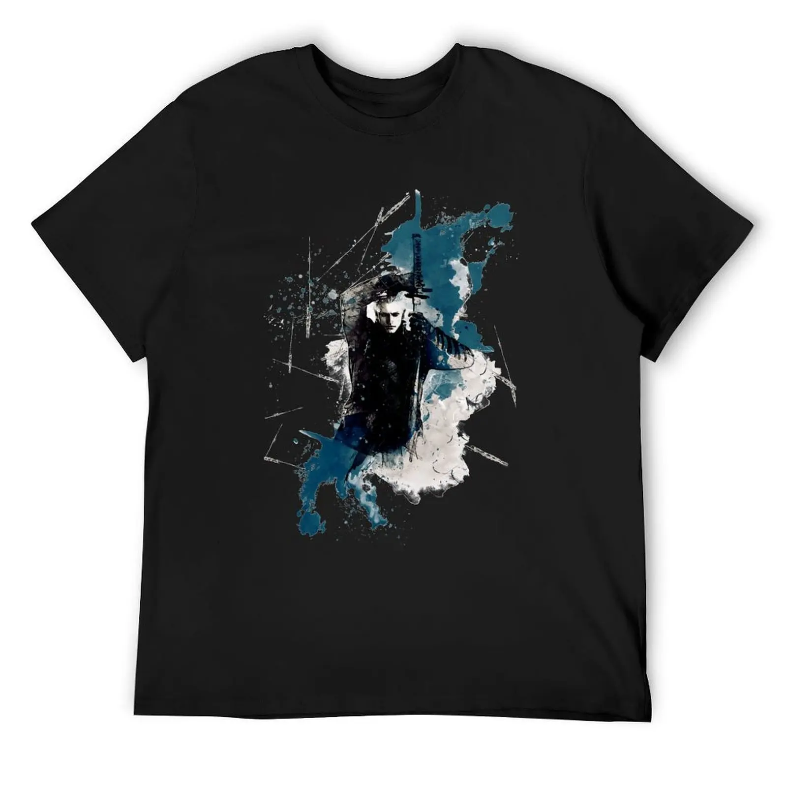 DMC - Vergil painting T-Shirt boys whites anime cheap stuff mens graphic t-shirts big and tall