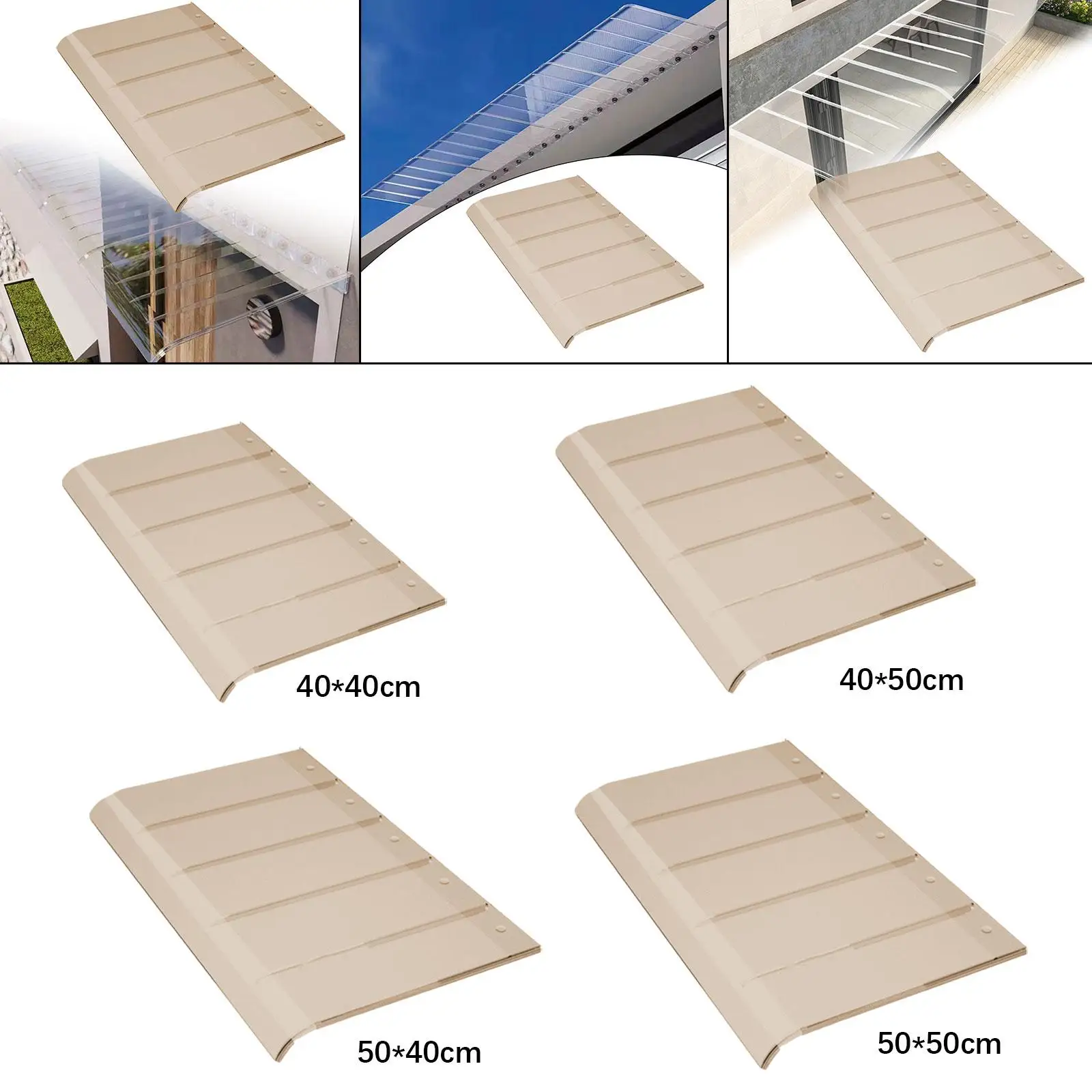 

Window Awning Door Canopy Sun Rain Snow Protection for Outdoor Patio