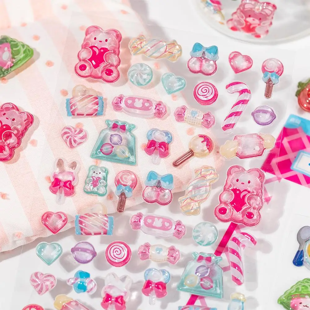 

Набор объемных наклеек Kawaii Puffy: 3D-стикеры из пенопласта для детского творчества, скрапбукинга и дневников. Милый подарочный набор для рукоделия.