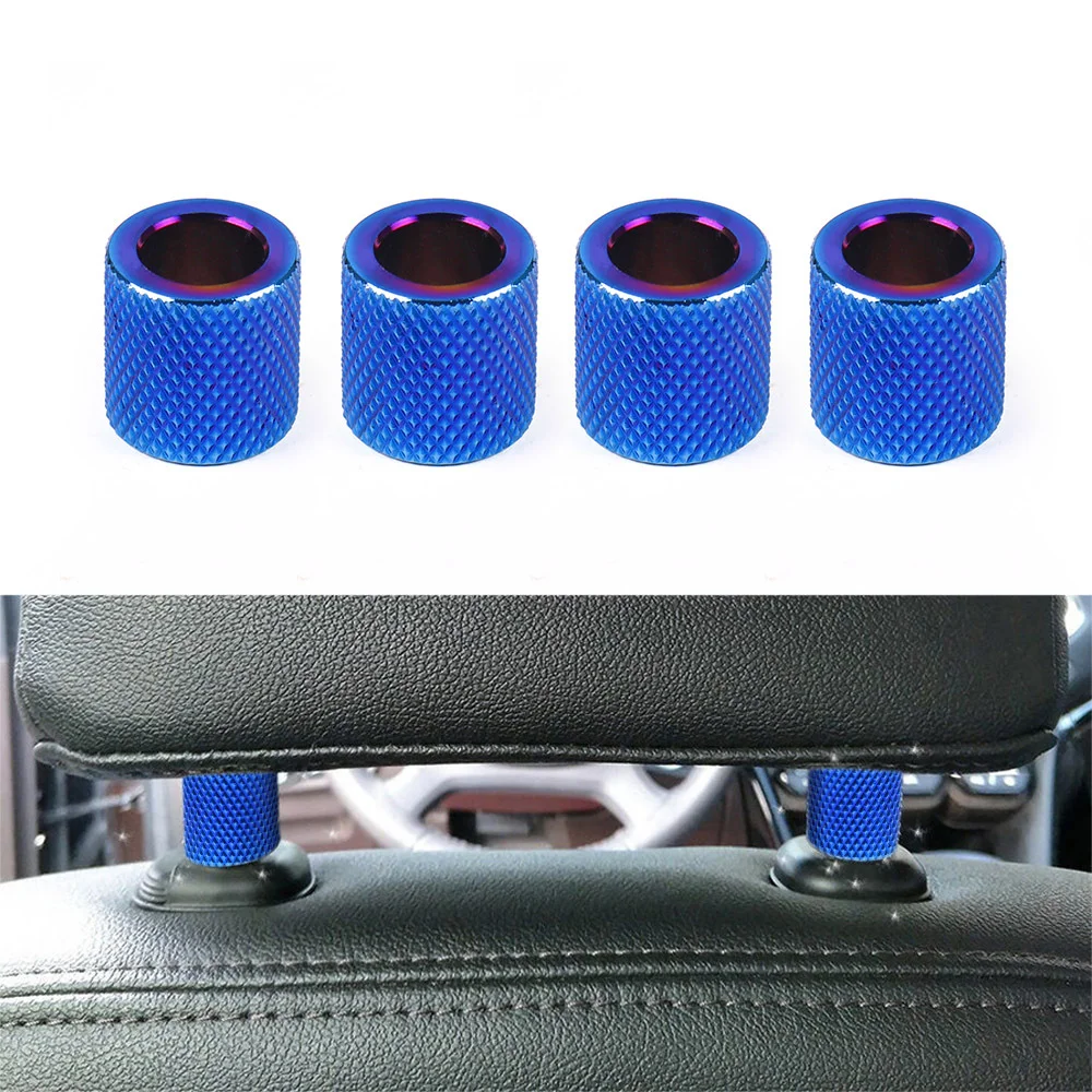 

Fashion Car Headrest Head Rest Collars Rings Decor Rings for Car SUV Truck Interior Decoration Seat Accessories 4 Pcs/Lot