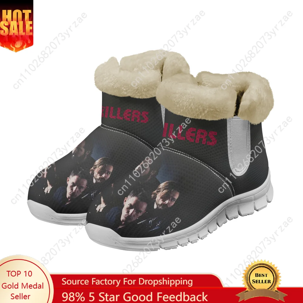 

The Killers Snow Boots Warm Boot Men Women Casual Shoes High Quality Casual Lightweight Personalized Pattern Print Custom Shoes