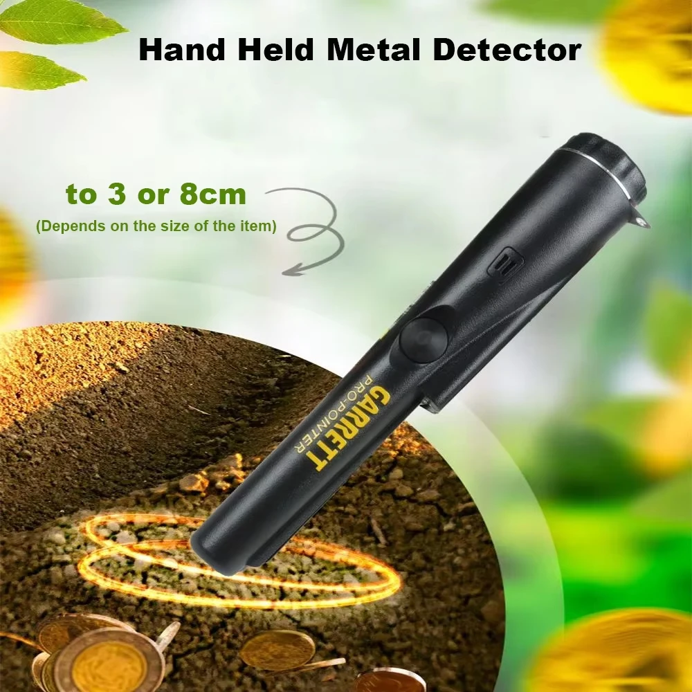 Metal Detector Rilevatore portatile impermeabile portatile Treasure Metal Finder Rilevatori con fondina