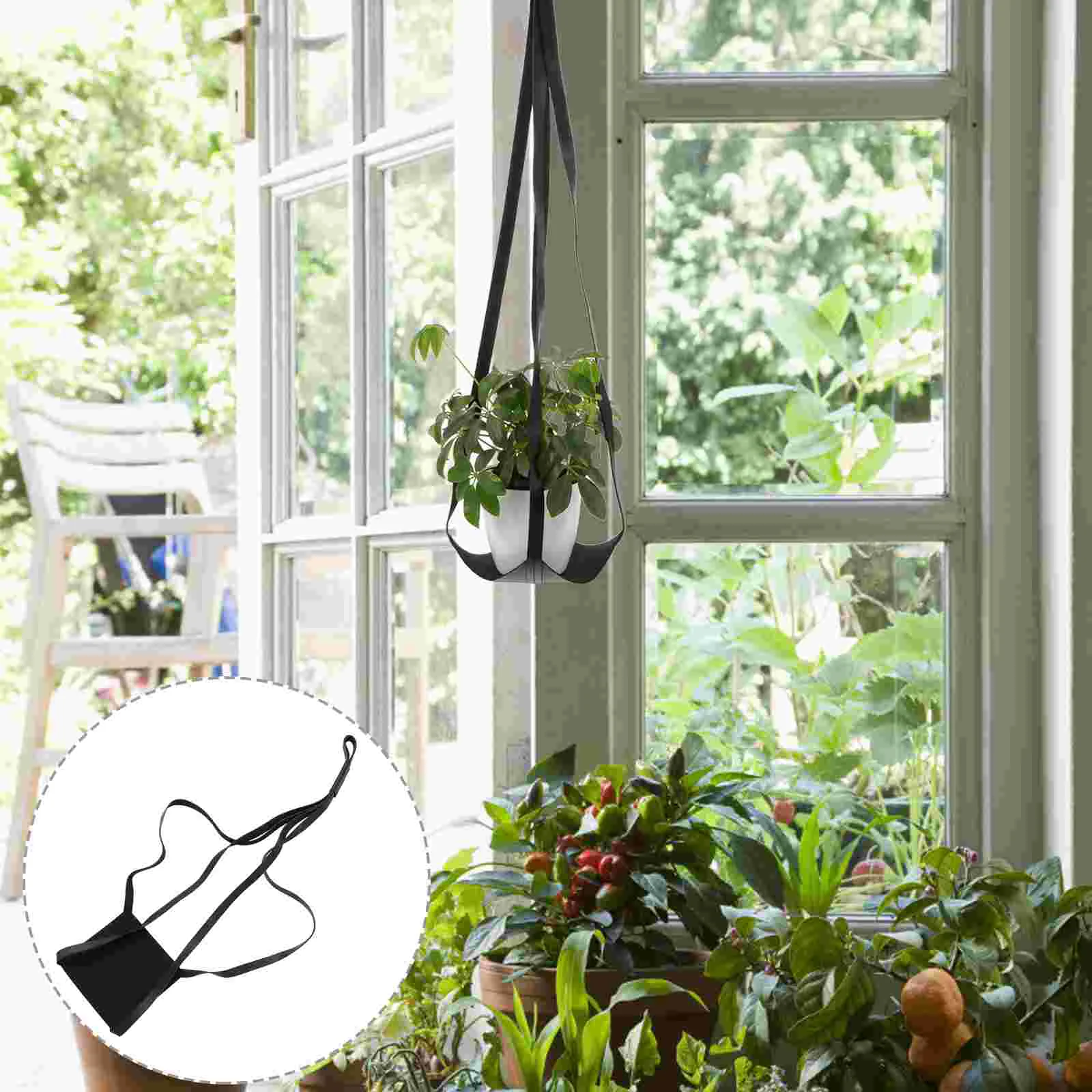 

Basin Cover Flowerpot Hanger Potted Plant Hanging Basket Planter Plants Indoor Hangers Coat