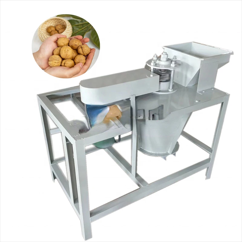 Walnut Sheller Shucker Breaker Cracker Macadamia Walnut Shell Remove Machine Automatic Walnut Shelling Breaking Machines