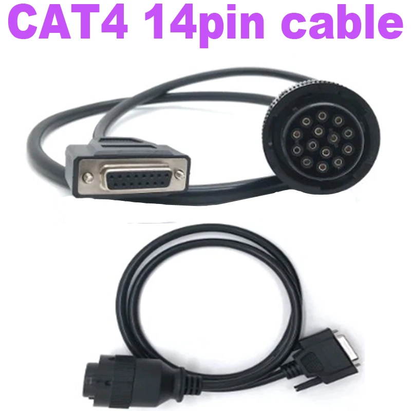 9pin and 14pin OBD2 usb K line Cable for Heavy Duty Truck DPA5 Connector J1939 CAT ET3 Adapter 317-7485 (457-6114) car accessory