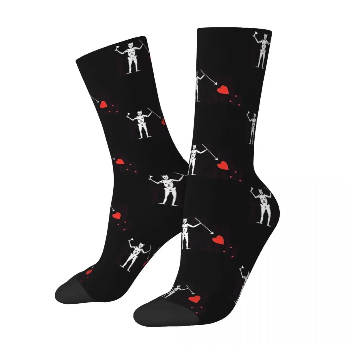 

Носки с изображением нашего флага «Death», поглощающие чулки в стиле Харадзюку, всесезонные длинные носки, аксессуары для мужчин и женщин, подарки