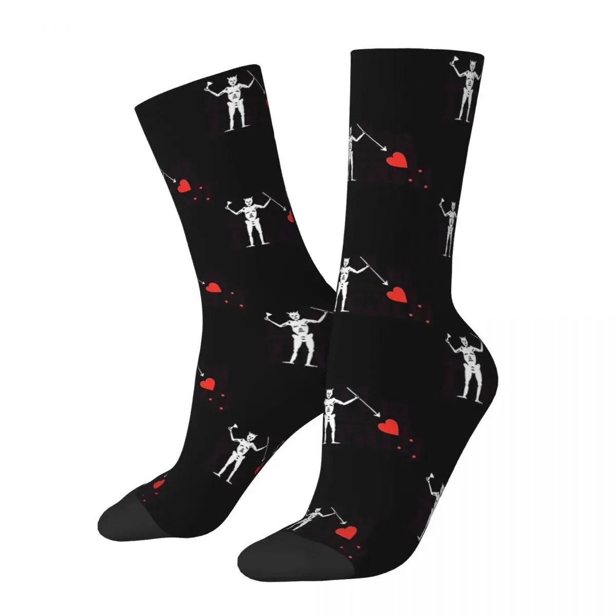 Our Flag Means Death Blackbeard Socks Harajuku Absorbing Stockings All Season Long Socks Accessories for Man's Woman's Gifts