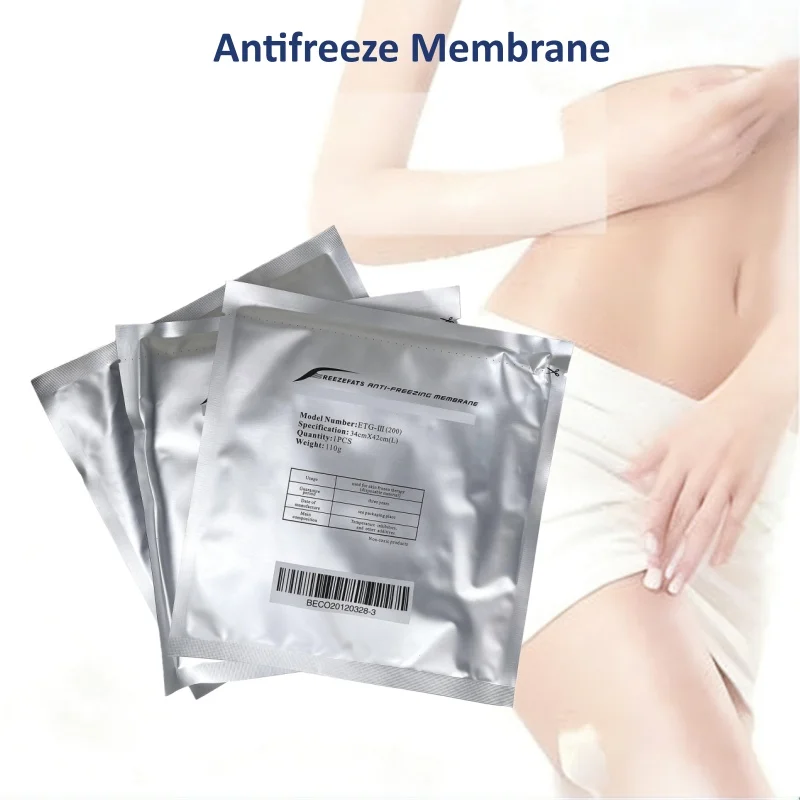 20 Stück Anti-Frost-Membran für Kryotherapie, Fettabsaugung, Kühlung, Kryo, Lipo, Gewichtsverlust, Abnehmen, Cellulite-Pad mit Frostschutzgel
