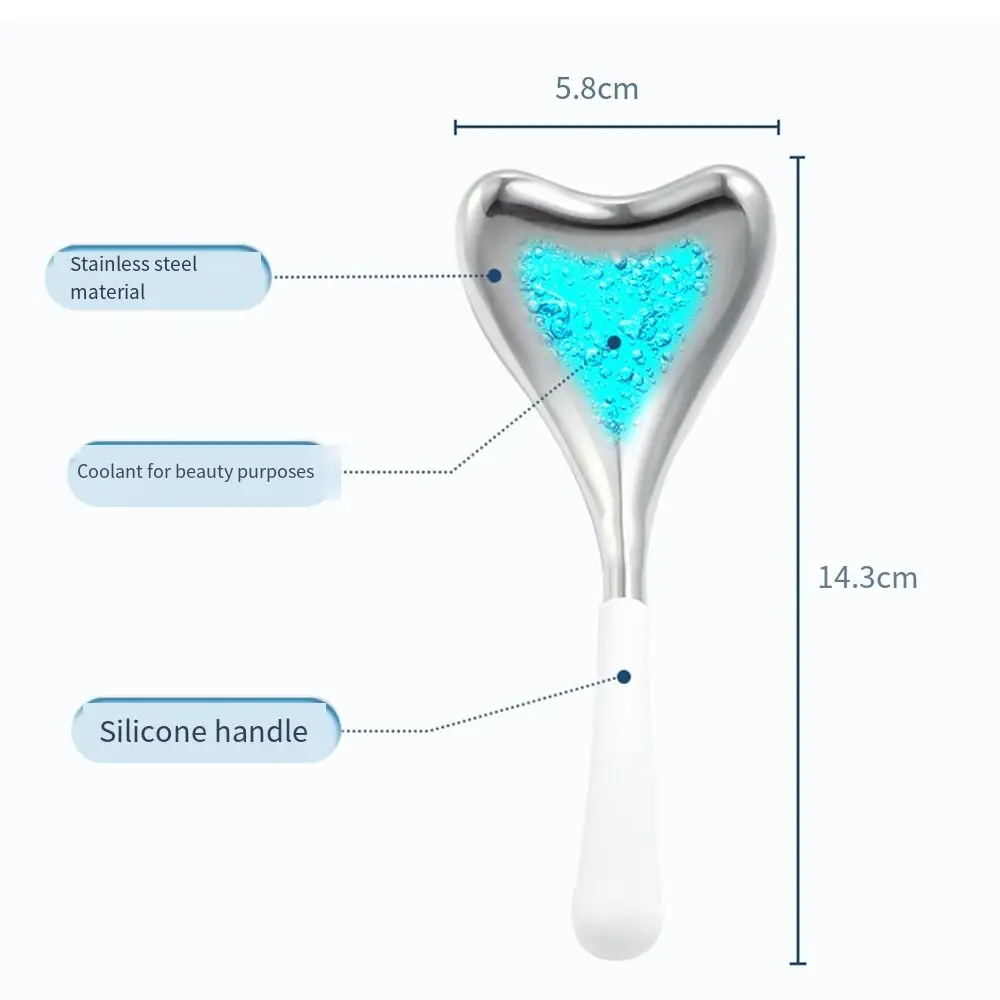 눈 피쉬 테일 아이스 글로브, 냉동 스틱, 주름 방지, 얼굴 글로브 롤러, 붓기 스파 스킨 케어 도구, 뷰티