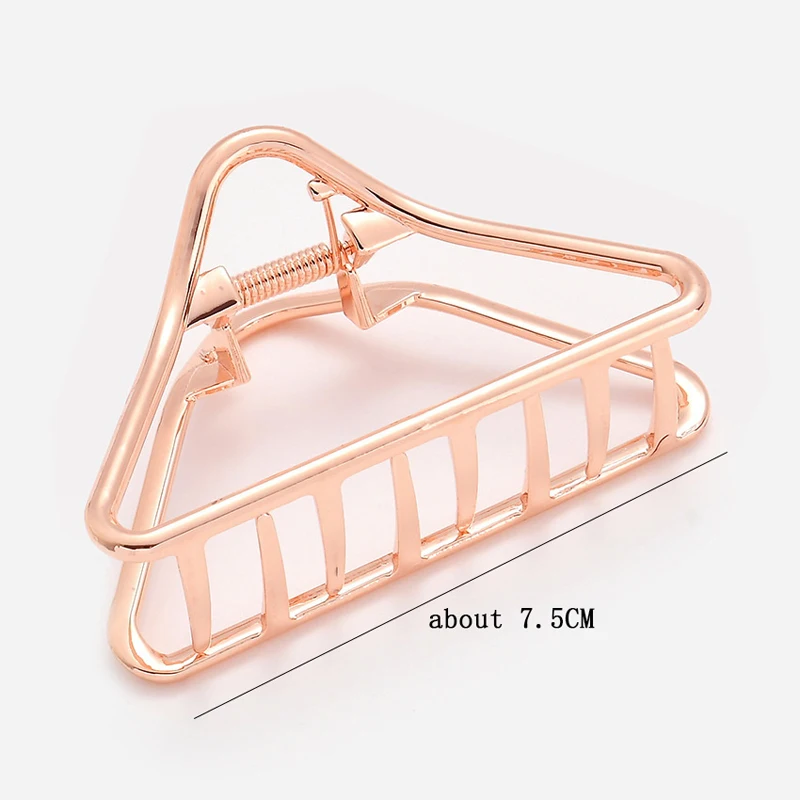 Multi Style Gold Metal Hair Claw Clips Hollow Geometric Butterfly Jaw Clips Strong Hold Non Slip Hair Crab Clamp for Women Thick