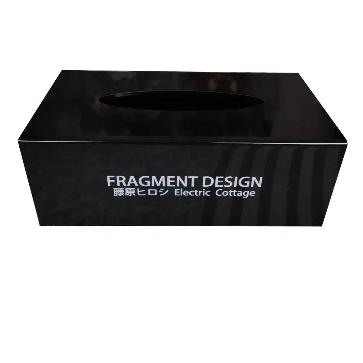 Fragment Design trendy lightning wooden paper box living room bedroom coffee table tissue box storage box