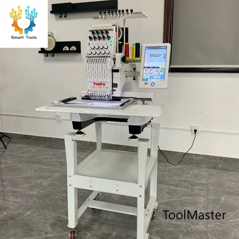 [2026] Hot Sale Single Head Small Embroidery Machine 12 15 Needles 240*400 Mm Automatic Embroidery Machine