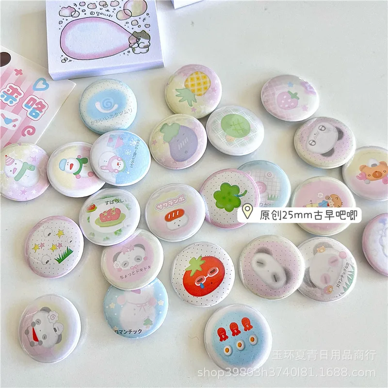 Cute Mini Bar Cute Cartoon Hand Account Decoration Bar 25mm Badge Pin Cute