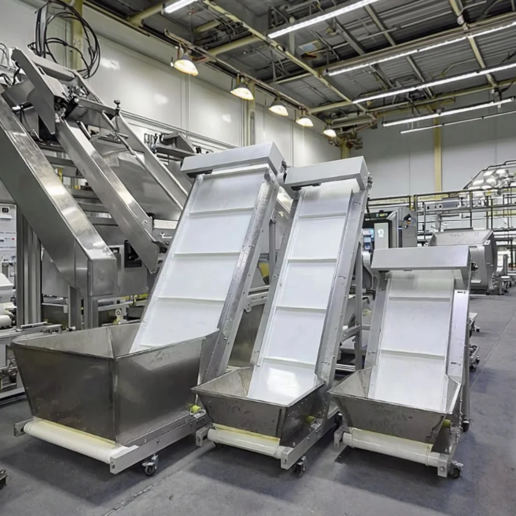 hot sales Manufacturer Pvc Belt Conveyor Transfer Box with Double Directions Running Food Grade Pu Green Conveyor Belt