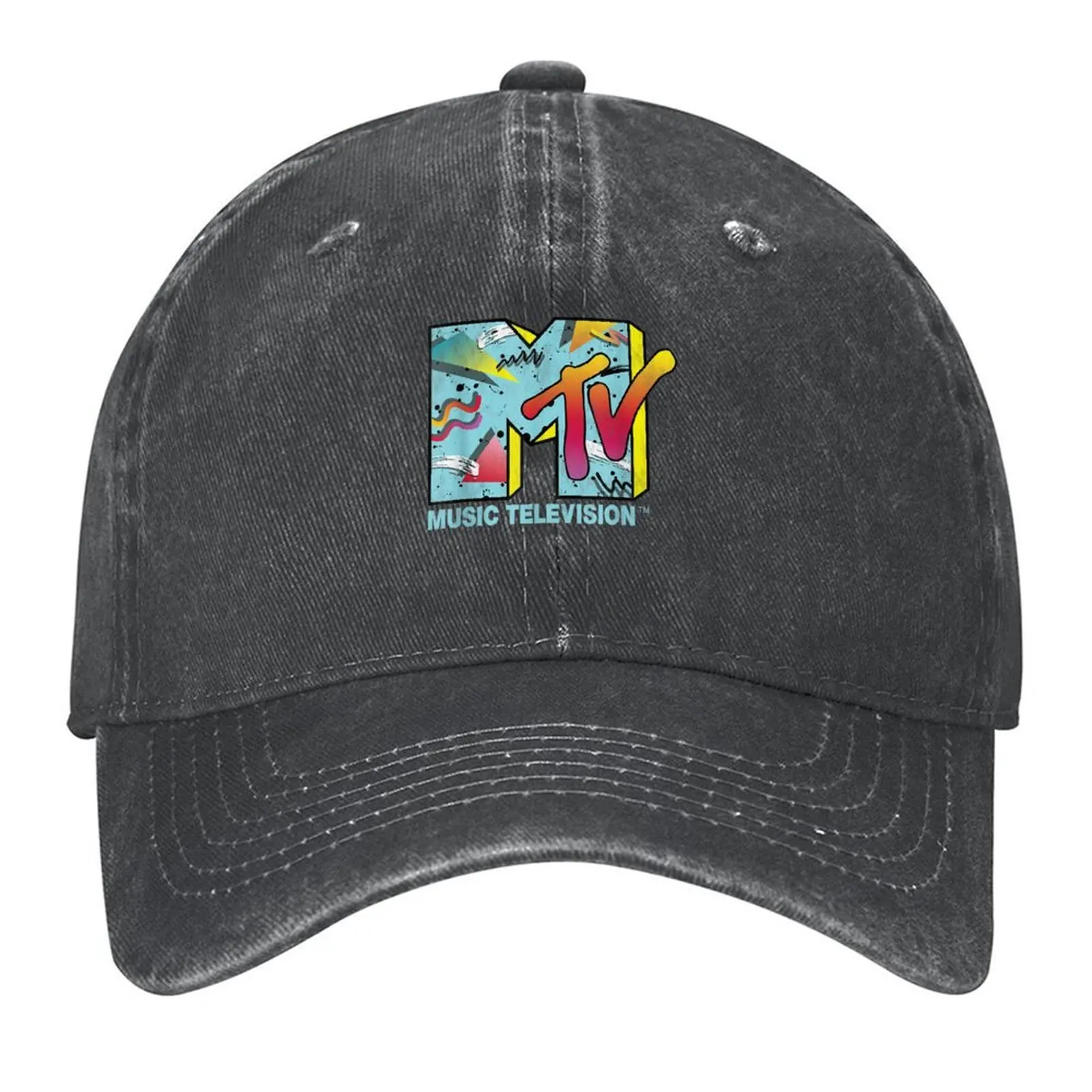 

Classic MTV Logo 80s Style Baseball Cap sun caps Sunhat Golf Hat Custom Cap Women Hats Men's
