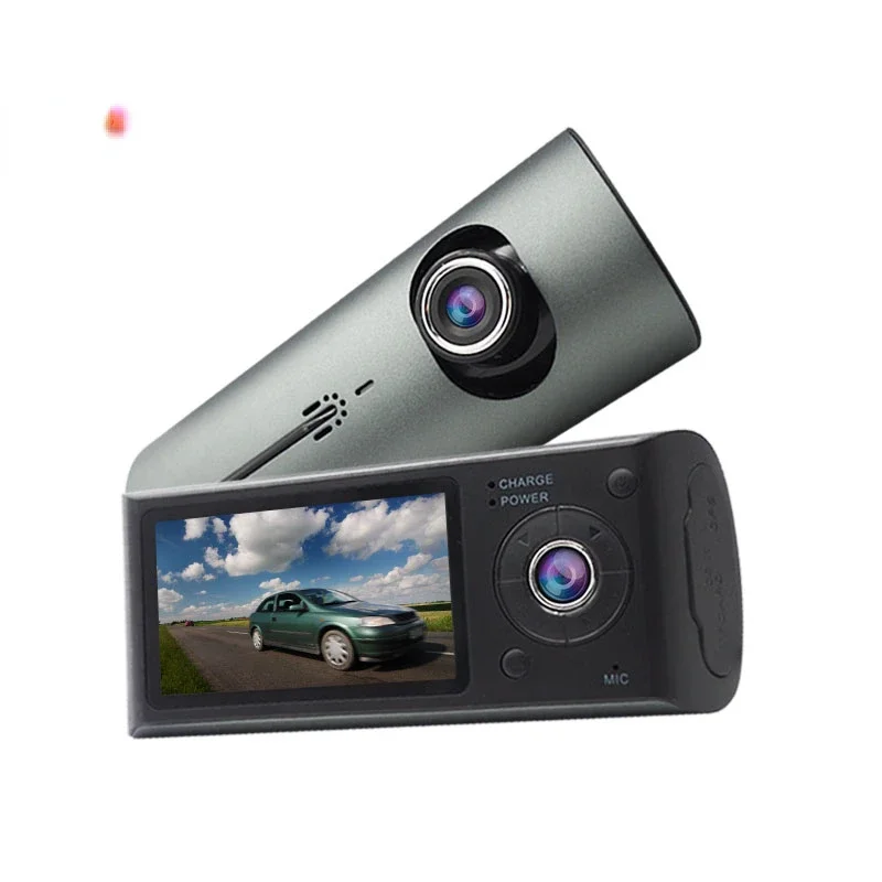 

720P Video Loop Recording Dashcam Taxi Car 130 Wide Angle Camera Lens GPS G-sensor Dual Dash Cam DVR