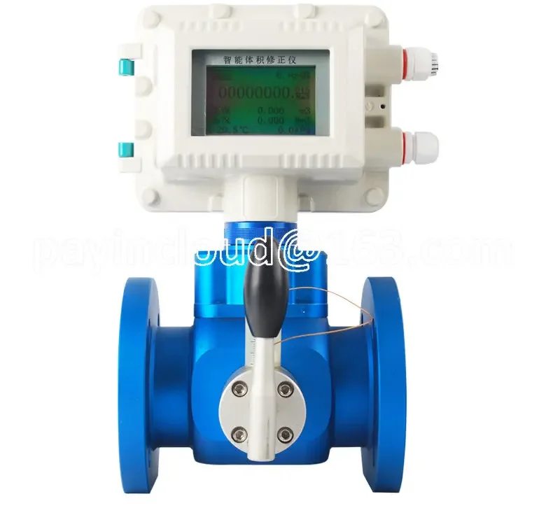 Gas Turbine Flowmeter Compressed Air Flowmeter for Pipeline Natural Gas Stainless Steel