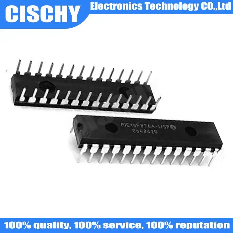 

2pcs/lot PIC16F876A 16F876A PIC16F876A-I/SP DIP-28 In Stock