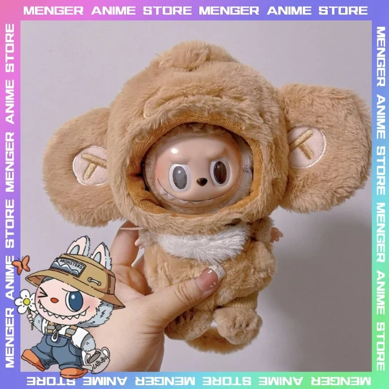 

Labubu Cute Monkey Plush Doll Outfit Cosplay Custume Soft Cotton Clothing Fit 1st/2nd/3rd Gen Labubu DollsToy Accessories Gifts