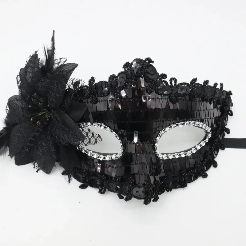 Accessoires de balle demi-masque masques personnage de princesse masque pour les yeux amusant masque à paillettes Sexy maquillage pour les yeux pour femmes maquillage d'halloween