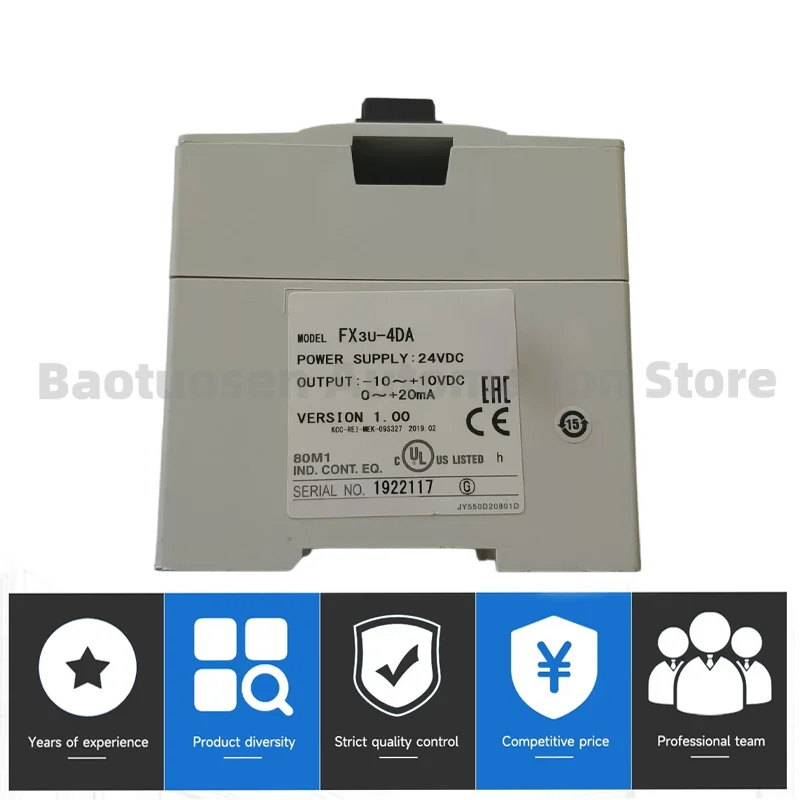 brand new and original FX3U-4DA FX3U-16MR-ES-A PLC mainframe