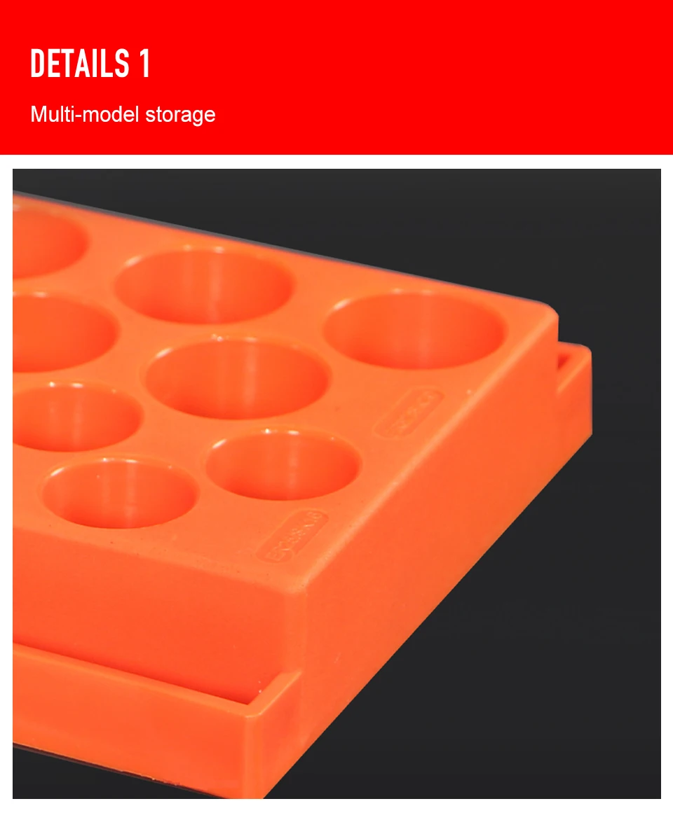 D4-16MM fräser fräser koffer cnc aufbewahrung sbox er16 er20 er32 collet aufbewahrung sbox pp werkzeug halter organisator cnc bearbeitungs zentrum – Detail 9