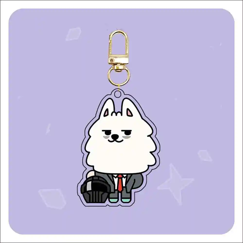 KPOP SOOBIN YEONJUN-Porte-Clés Double Face en Acrylique Transparent, Pendentif de Dessin Animé, BEOMdean U TAEHYUN HUENINGKAI, Accessoires de Sac