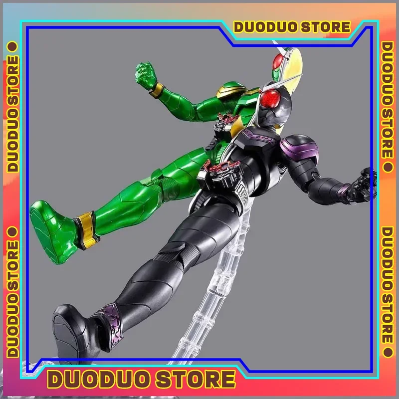 

Bandai натуральная фигурка Kamen Rider, модель комплекта, стандартная фигурка Kamen Rider, двойной циклон Джокер, коллекция, экшн-фигурка, модель