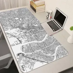 Ins Travel Country Sketch City Map Mouse Pad Mouse Pad Desk Mouse Pad Cute HD Desk Pad Extended Gaming Keyboard Mats Large Gamer