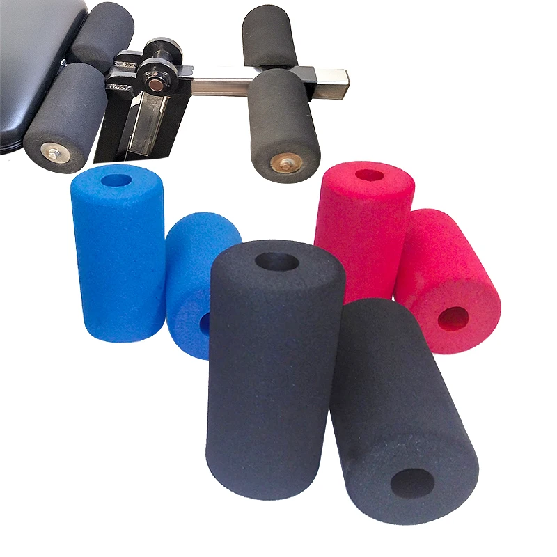 2 Pcs Fitness Equipment Sponge Handle Grip Sleeve For Supine Board Handstand Machine Dumbbell Bench Replacement Foam Roller Grip