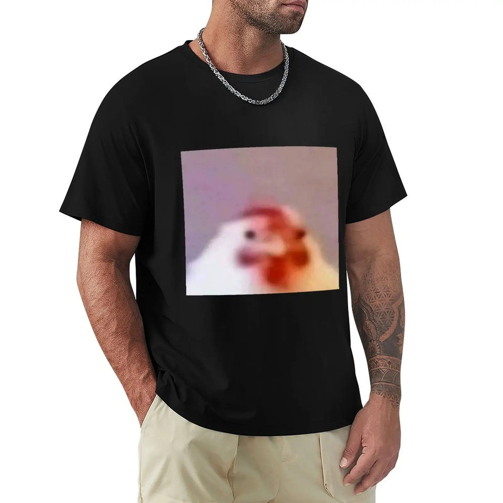 chimken T-Shirt Urban Style Casual Short Sleeve Top