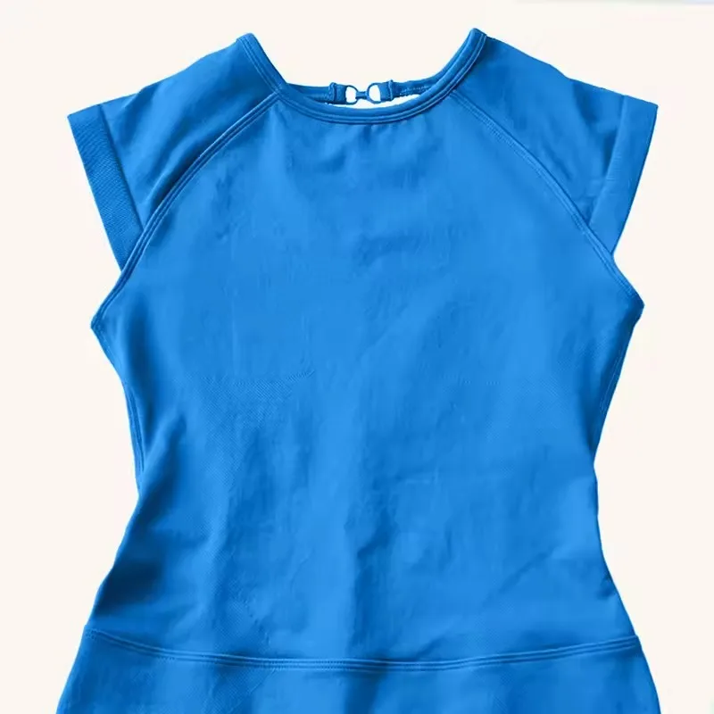 New women's sleeveless one-piece sports outfit - hollow back slim-fitting yoga suit - snug-fitting style sexy sports and fitness