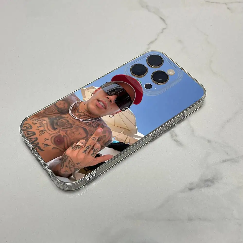 حافظة هاتف S-Sfera 15 Piani X2VR E-Ebbasta لهاتف iPhone 16,15,14,13,12,11 Plus,Pro,Max,XR,XS,Plus,E,SE4,غطاء شفاف صغير #2