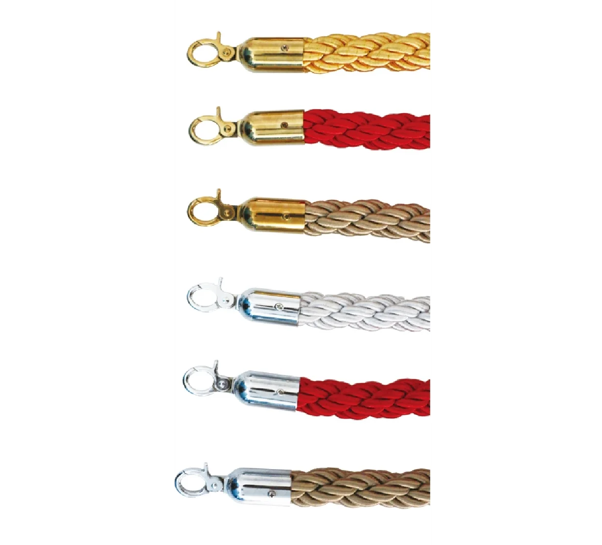 キューバリア用ベルベットロープ,赤いツイストロープ,高品質,1.5m