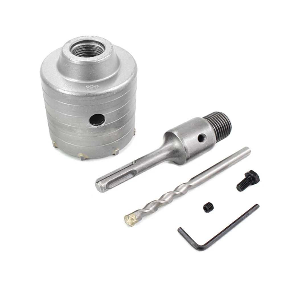 

Extension Rod 110mm 4.33in Concrete Drill Set Cement Hole Cutter Versatile Drilling Capability Easy Assembly Design