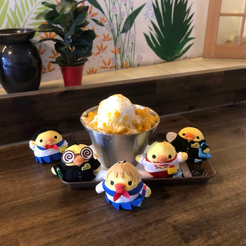 

Плюшевая игрушка-брелок SANX Event Series Kawaii College Kiiroitori: Желтый цыпленок и милый плюшевый медведь Kiiroitori Relax Bear – подарок для кампуса